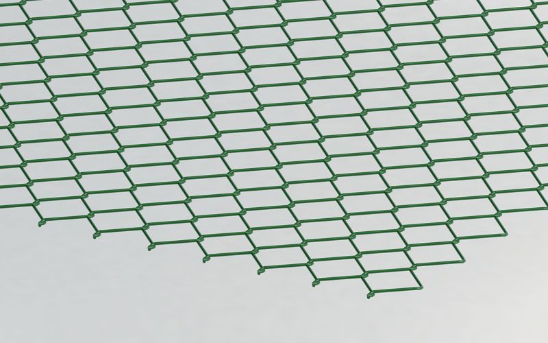 Сетка рабица оцинкованная с полимерным покрытием 1,5 м., изображение, фото | Сталь ТД